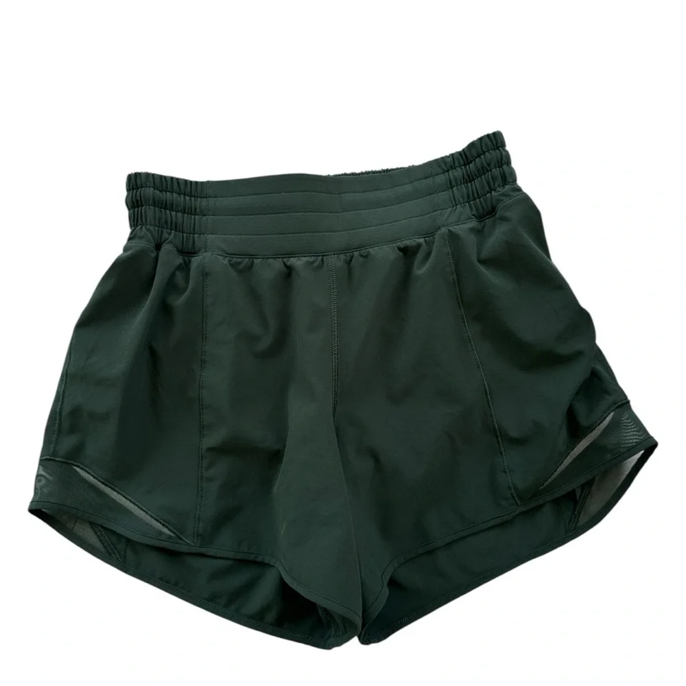 lululemon athletica Women's Dark Green Athletic Shorts